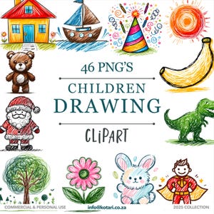 Child Like Drawings - Transparent PNG Clipart - Commercial Use