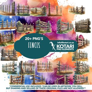 Fences - Transparent PNG Clipart - Commercial Use