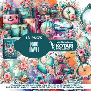 Shabby Boho Travel - Transparente PNG Clipart - Kommerzielle Nutzung