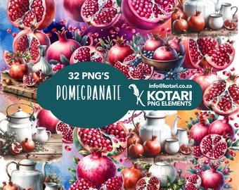 Pomegranate - Transparent PNG Clipart - Commercial Use