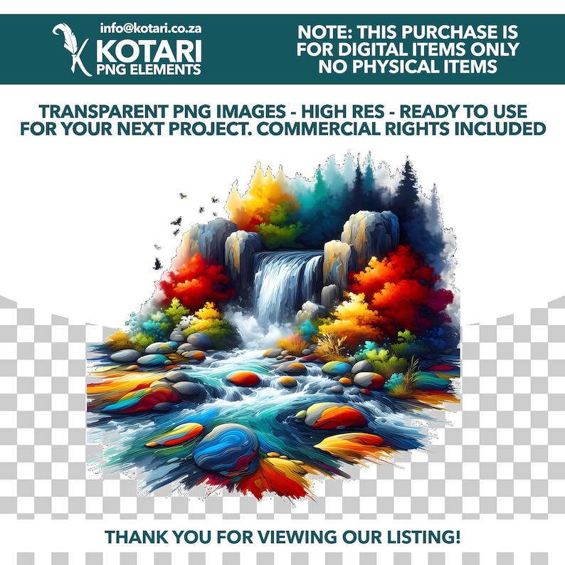 Bold Abstract Big 5 Big Five Transparent PNG Clipart Commercial Use Etsy