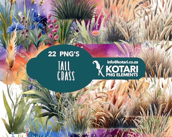 Tall Grass - Transparent PNG Clipart - Commercial Use