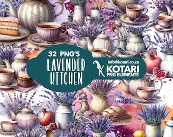 Lavender Kitchen - Transparent PNG Clipart - Commercial Use