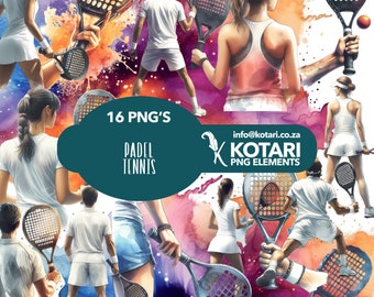 Padel Tennis - Transparent PNG Clipart - Commercial Use