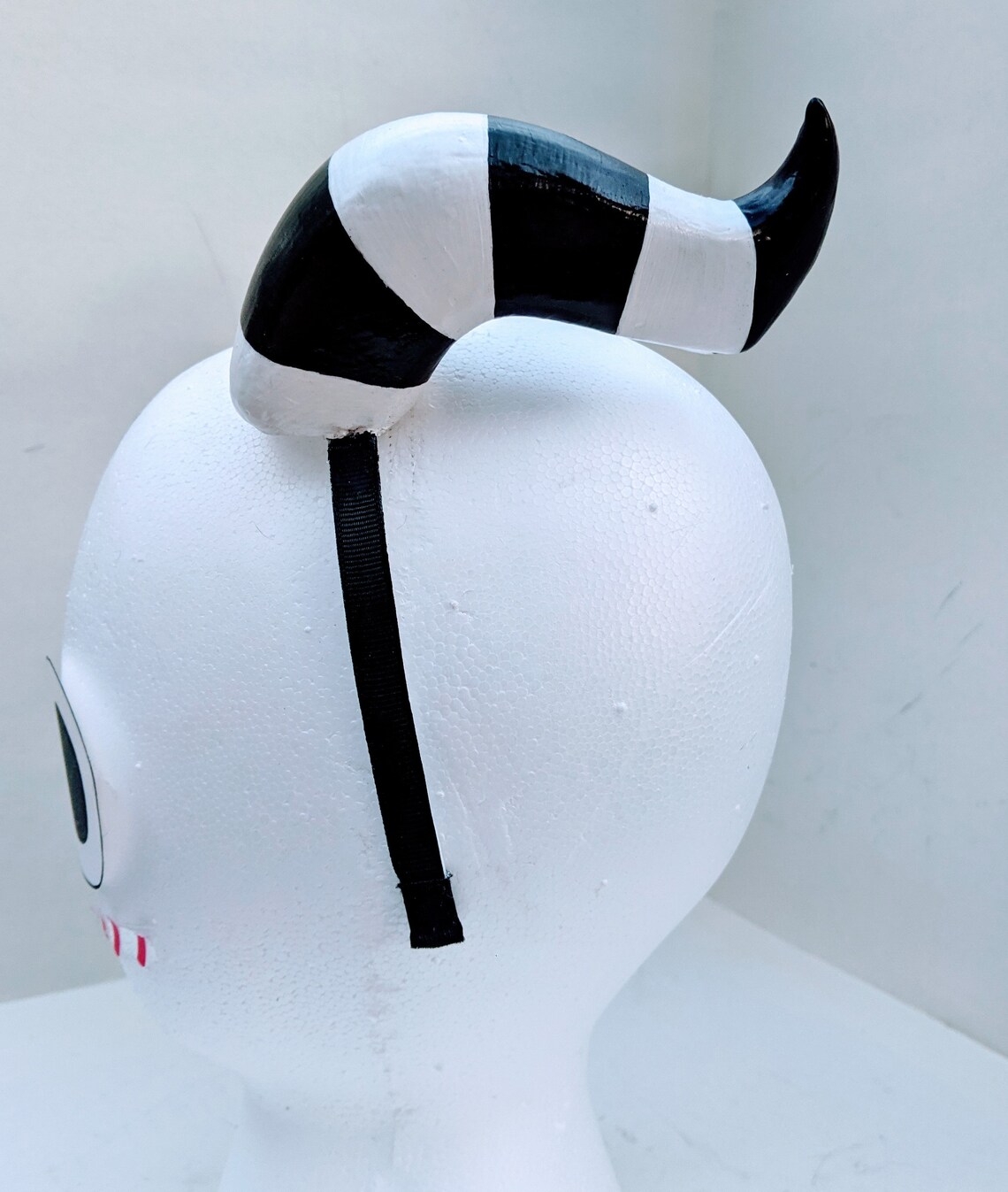 Small moxxie helluva boss horns handmade cosplay horns etsy