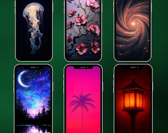 Aesthetic Phone Wallpaper Pack | Night Sky, Galaxy, Anime (Digital Download)