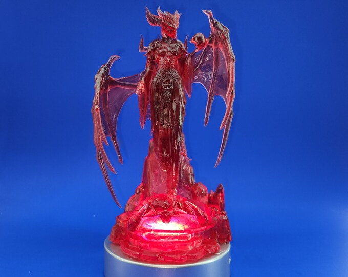 Lilith Clear Red Statue Statue Diablo IV 7.75 Inches/196mm Etsy
