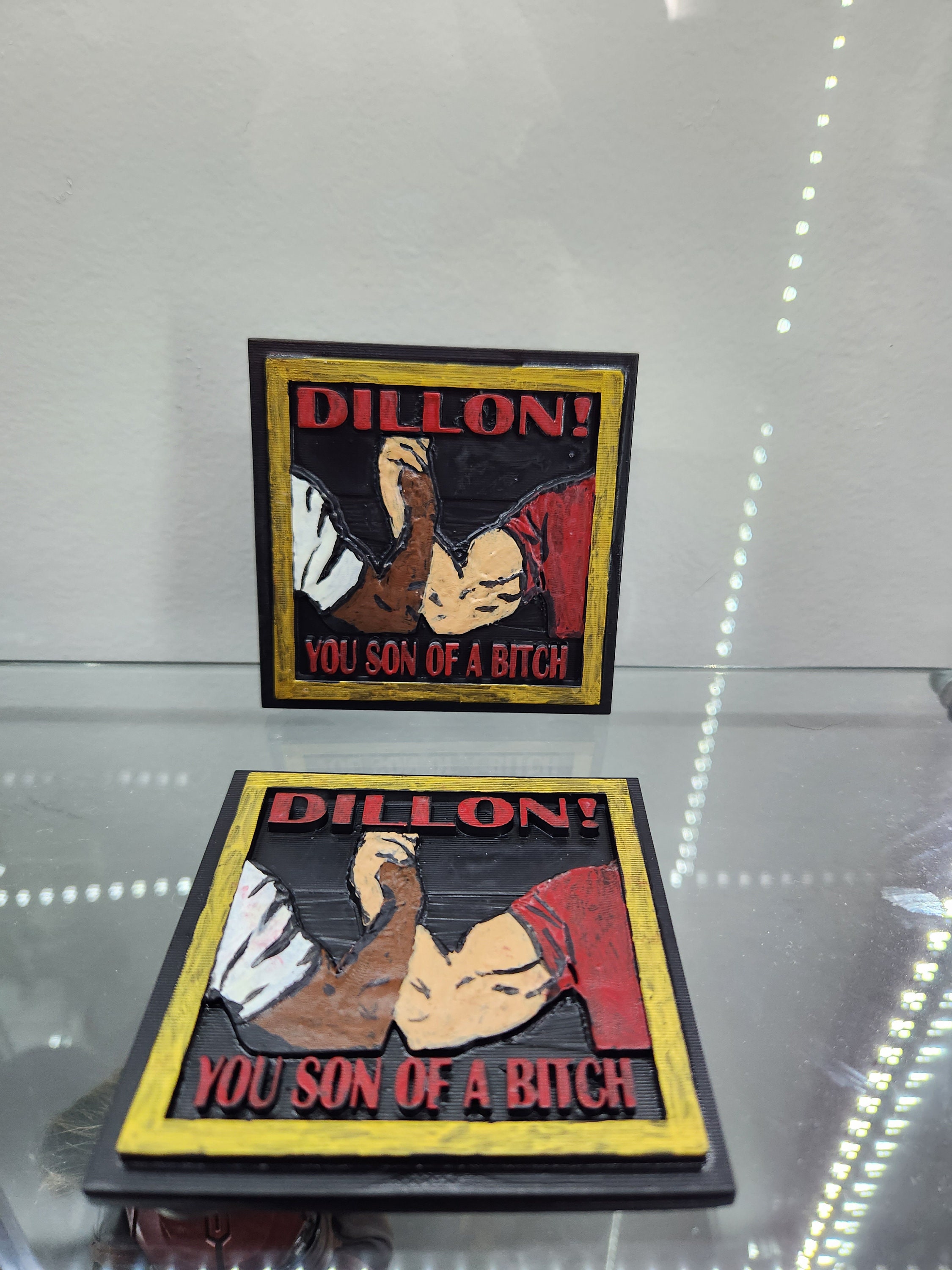 Dillon You Son Of A Bitch Predator Epic Handshake | Greeting Card