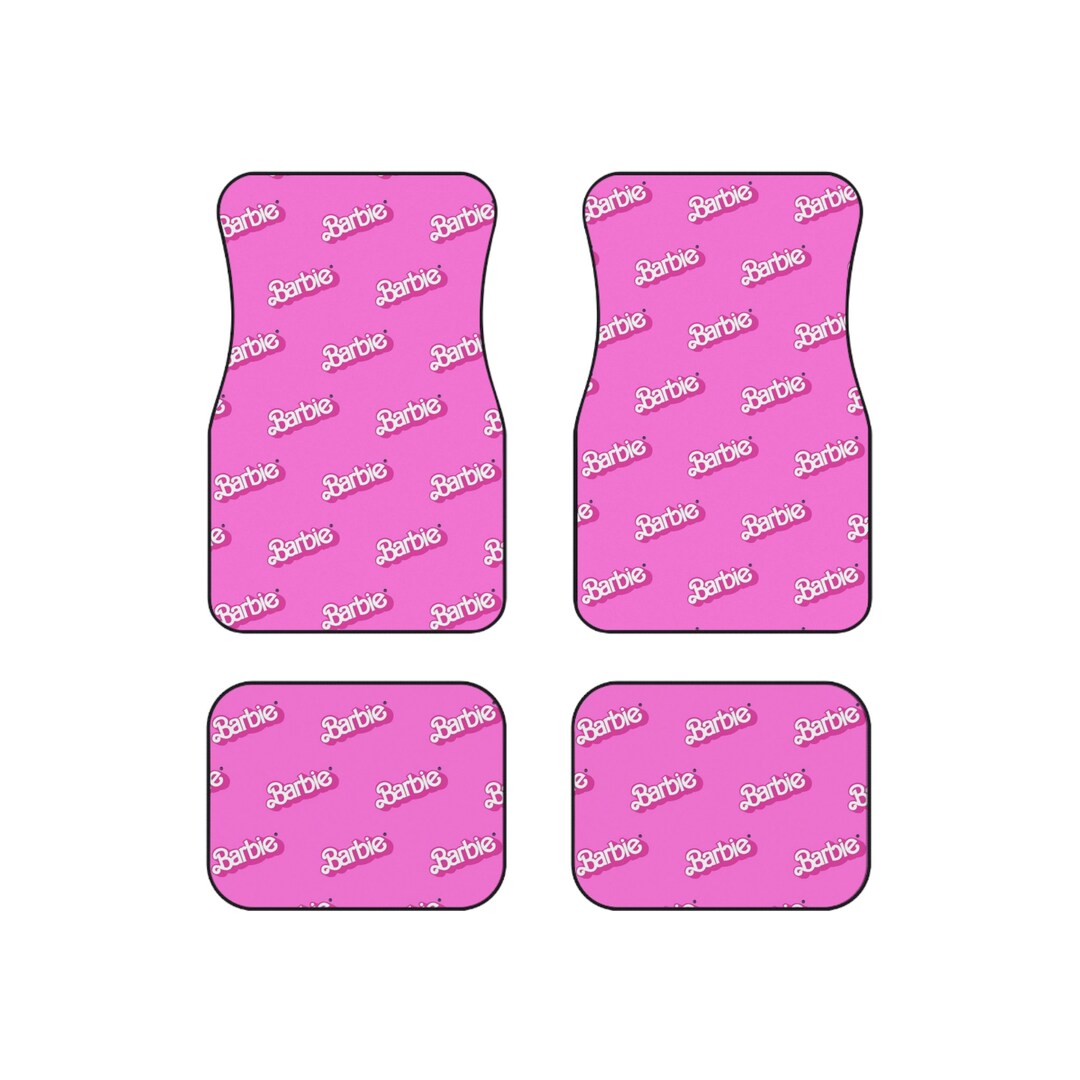 Barbie Car Mats set of 4 Etsy