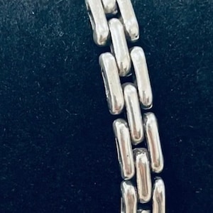 Vintage Mexican Sterling Silver Chain Link Bracelet