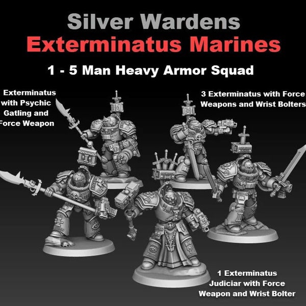 Escouade Silver Wardens Exterminatus | Mandataires Wargaming