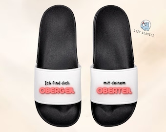 Oberteil Schlappen - Strandschuhe für Malle / Badelatschen / FlipFlops / Adiletten / Slides / Slipper / Mallorca