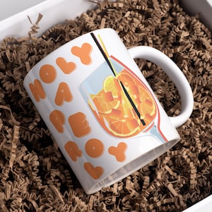 APEROL Spritz Mug / Holy Aperoly Mug / Coffee Mug / Aperol / Gifts / Summer / Holiday / Birthday / Teacup / Mug /