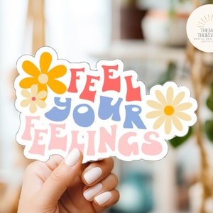Mental Health Stickers | Water Bottle Sticker | Laptop Sticker | Self Care Sticker | Decal | Anxiety Stickers | Emotional Support