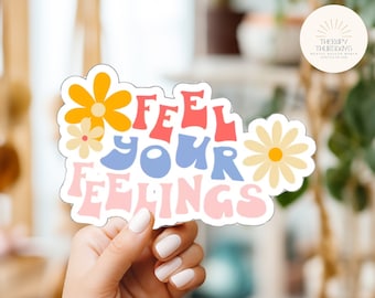 Mental Health Stickers | Water Bottle Sticker | Laptop Sticker | Self Care Sticker | Decal | Anxiety Stickers | Emotional Support