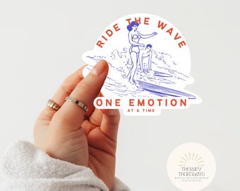 Emotion Sticker | Therapy Sticker | Funny Mental Health Sticker | Anxiety | Social Work | School Psychologist | Emotional Support | DBT