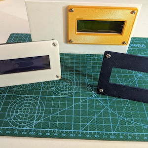2004 LCD Arduino Bezel, 3D printed Electronics Display Mount, DIY Display Enclosure, Professional Lcd Display, Easy to Install LCD Bezel