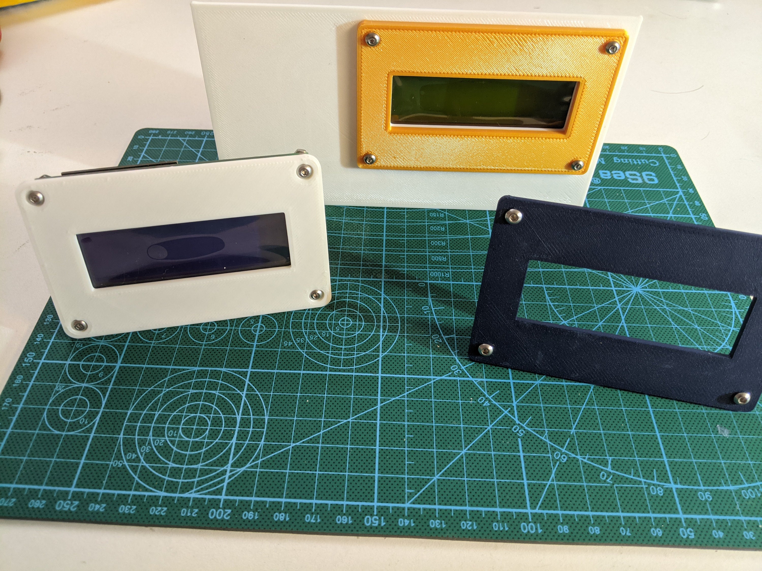 2004 LCD Arduino Bezel, 3D Printed Electronics Display Mount, DIY ...