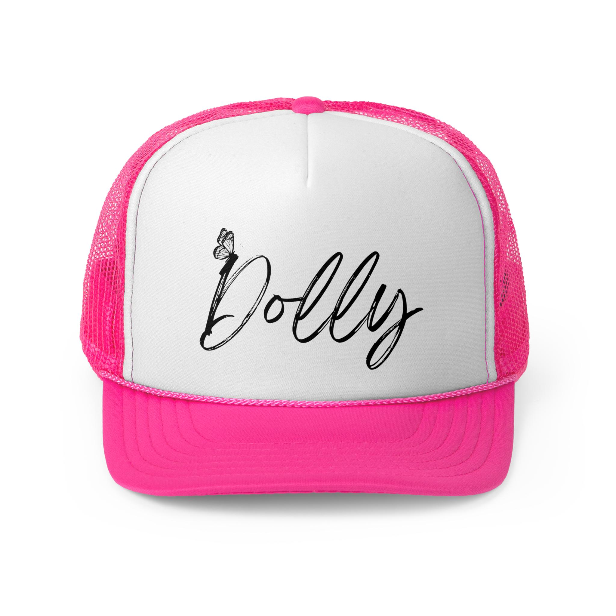 NWT Dolly (Parton) Pink Mesh Trucker Hat with Dolly Shopping Bag I Beg Your (Dolly Parton) main image 2