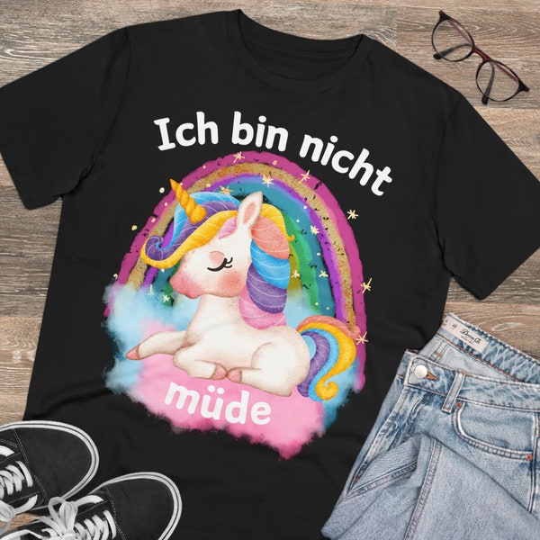 Nacht Schlafendes Zauberhaftes Einhorn "Ich bin nicht müde"