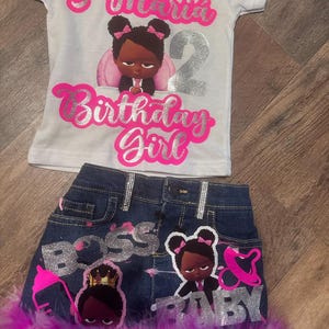 Jeansrok en T-shirt voor kinderen