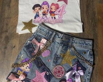 Junk rok- en shirtoutfit