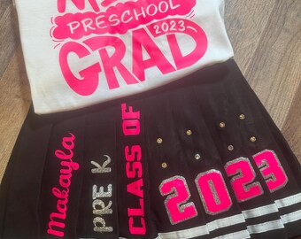 Kids graduation skirt & T-shirt Fit