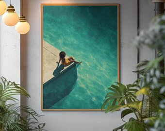 Black Woman Wall Art, Sage Green Poster, Above Couch Art, Melanin Motivation, Fashion Icon Print, Black Woman Wall Art, Afrocentric Wall Art