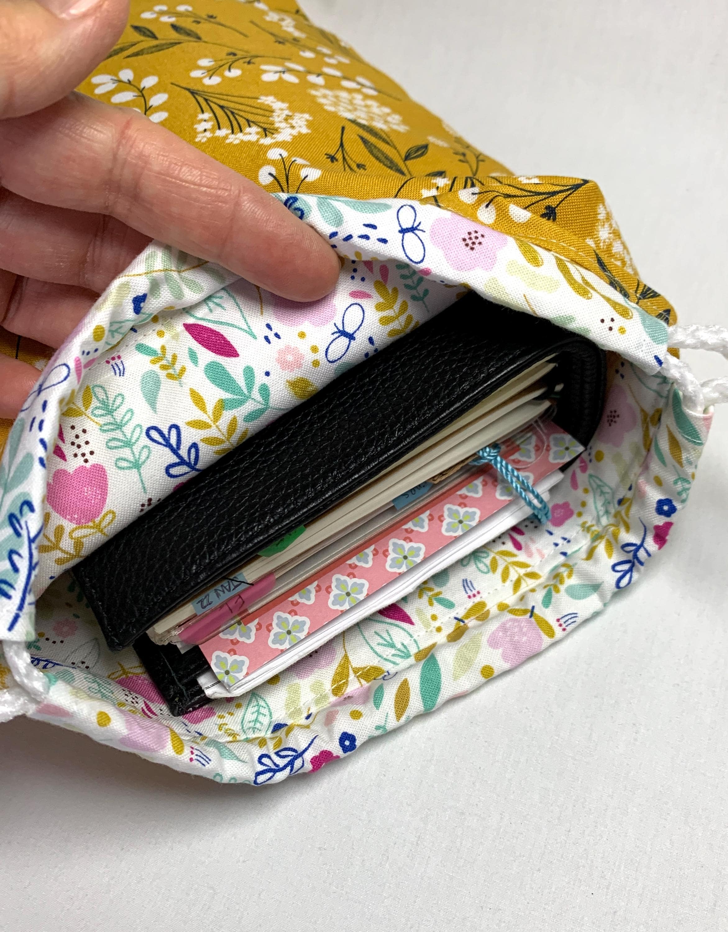 Planner + Journal Pouch - You Choose Your Fabric and Pouch Size Made By Patti @BirdOnTheRiver