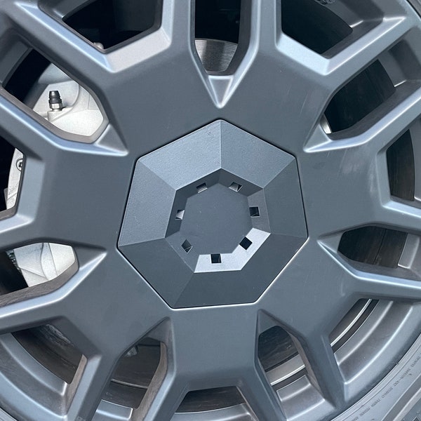 Tapas de rueda para Tesla Cybertruck - Cubiertas centrales de llanta de fibra de carbono