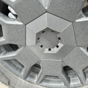 Wheel Caps for Tesla Cybertruck Carbon Fiber Rim Center Covers image 10