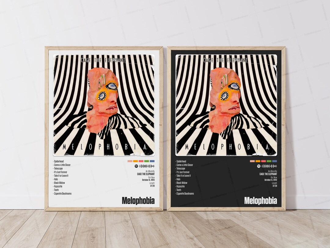 Cage the Elephant Poster Melophobia Poster Custom Album Etsy
