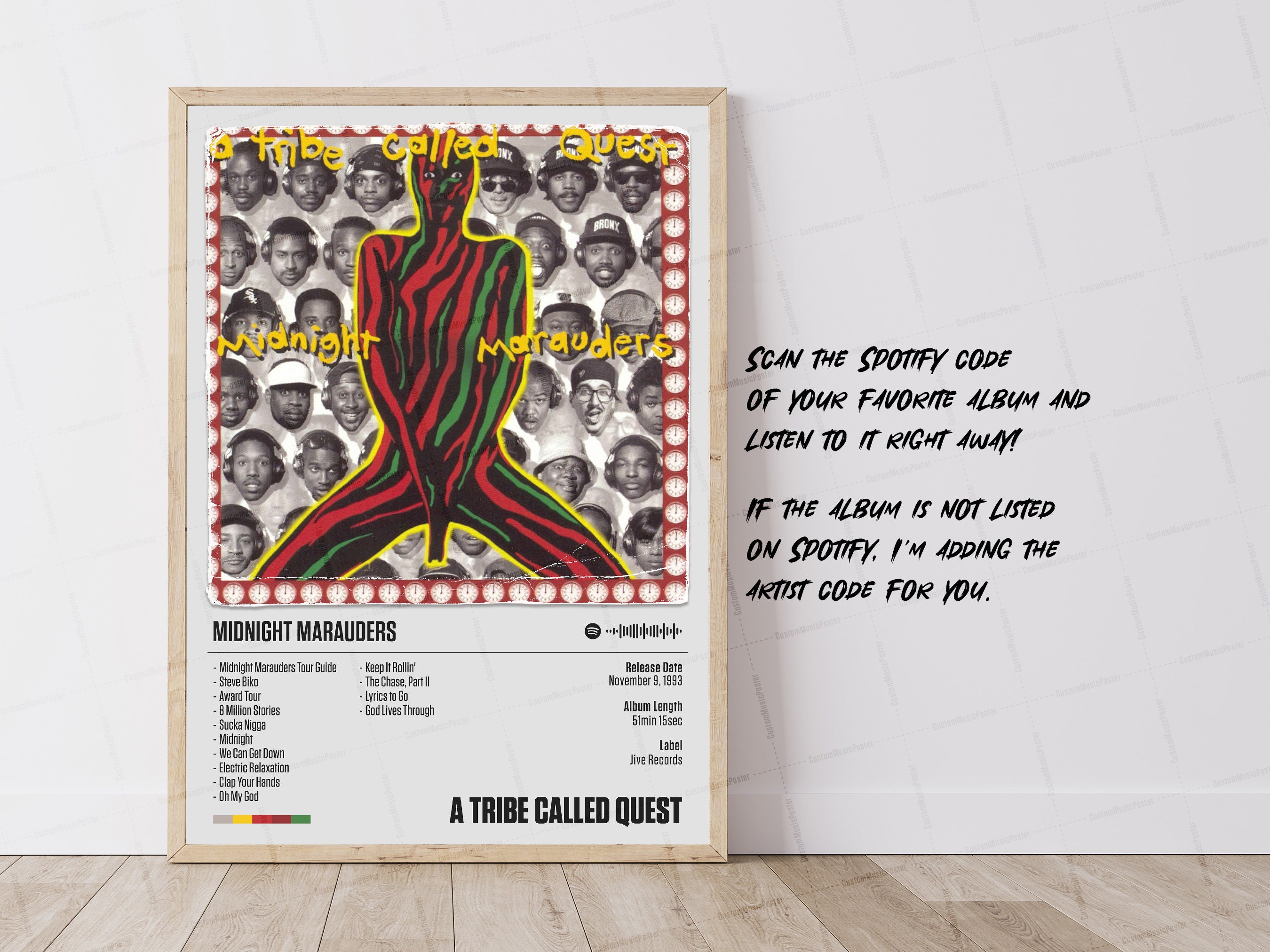 A Tribe Called Quest Posters / Midnight Marauders Poster / Etsy