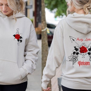 Pretty Little Poison Hoodie Warren Zeiders, Rose Arrow Vintage Sweatshirt, Hoodie for concert festival rodeo, Country Music Shirt gift