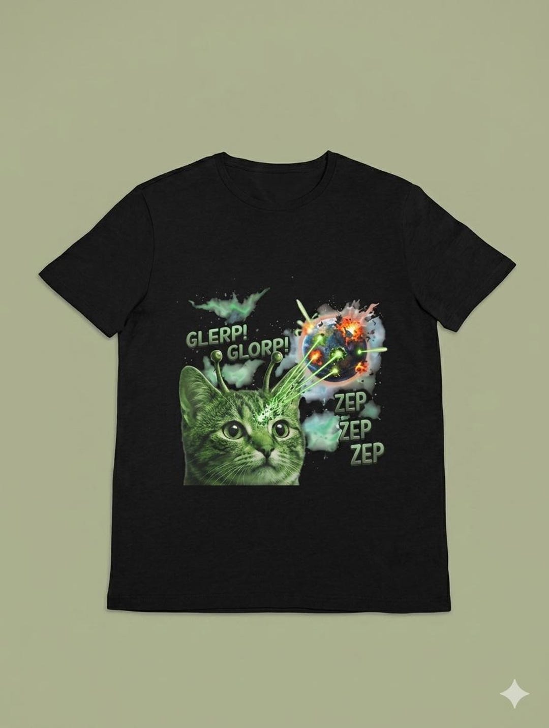Alien Cat Meme T-shirt, Funny Brainrot Weird Shirts, Silly Cats Tee - Etsy