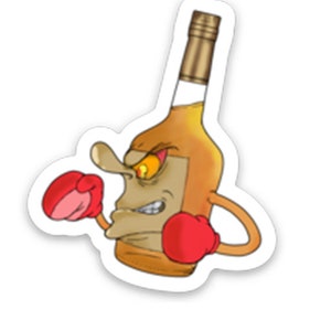 Henny Demon Sticker Gag Sticker