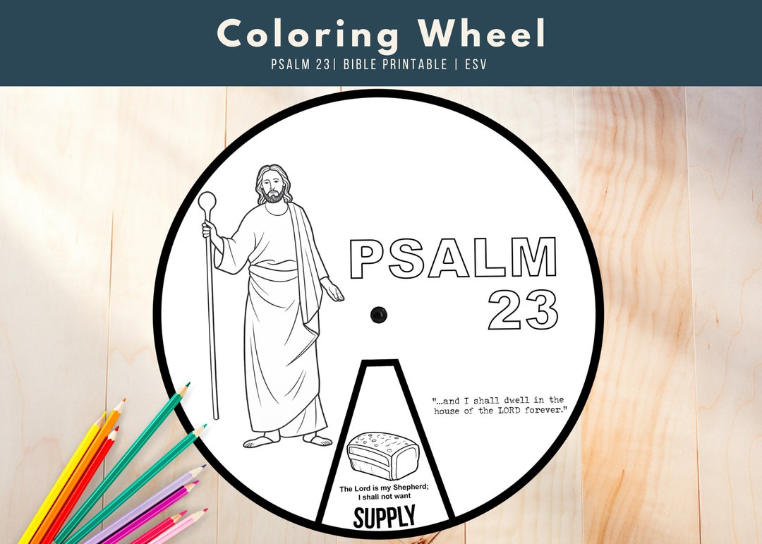 psalm-23-prayer-bible-coloring-wheel-psalm-23-esv-bible-scripture