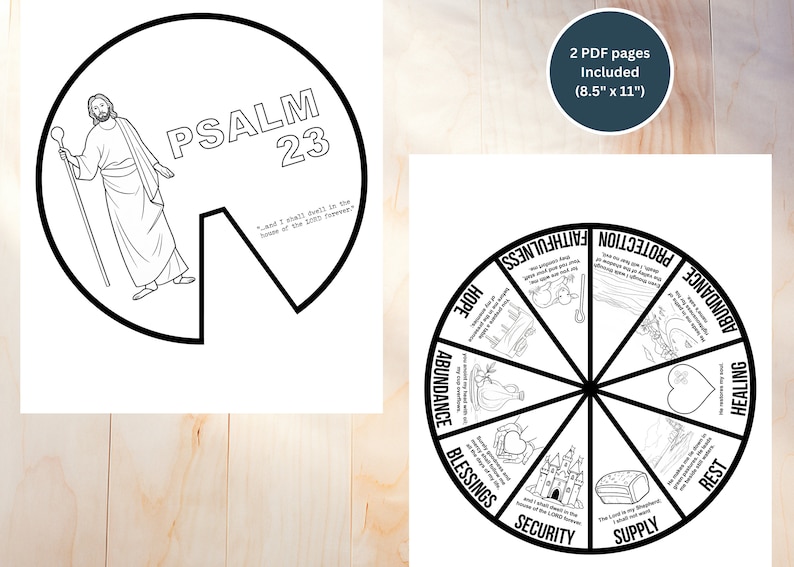 psalm-23-prayer-bible-coloring-wheel-psalm-23-esv-bible-scripture