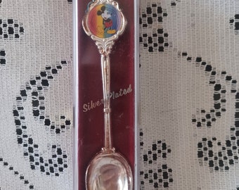 Mickey Mouse Silver Plated Souvenir Spoon