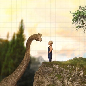 Dinosaur Cliff Digital Backdrop/ Dinosaur Cliff Digital Background