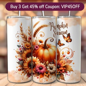 20oz Skinny Tumbler Wrap,Sublimation Tumbler,Tumbler design,digital download png,sublimation designs,autumn tumbler,pumpkin tumbler wrap PNG