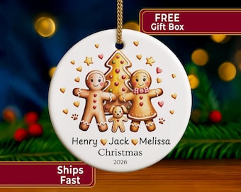 Couple With Dog Ornament, Couple And Dog Ornament, Custom Couple With Dog, Couple With Pet Ornament Family Pet Ornament Couple Xmas Ornament