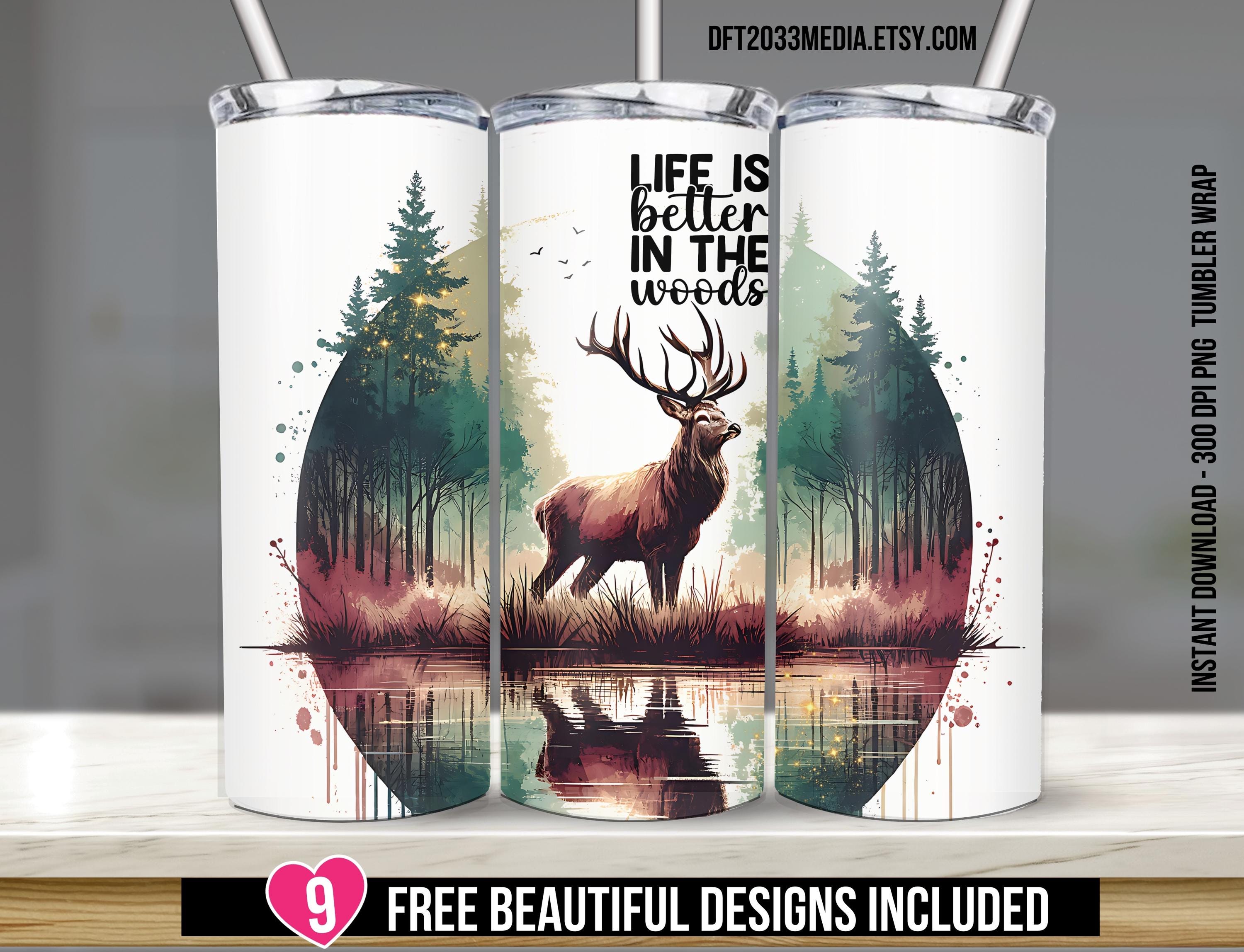 Elk Hunting Tumbler Wrap Sublimation Design Digital Download 20oz ...
