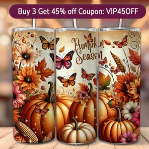 20oz Skinny Tumbler Wrap,Sublimation Tumbler,Tumbler design,digital download png,sublimation designs,autumn tumbler,pumpkin tumbler wrap PNG