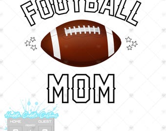 Football Mom SVG PNG: Game Day Shirt Design (Digital Download)