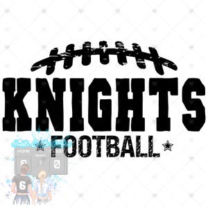 Knights Football png, College Football png, Design do orgulho do dia do jogo, Knights Mascot Knights Mom High School Knights Png Download instantâneo