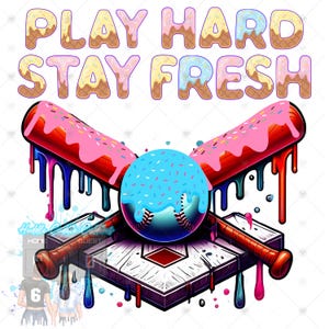 Respect the Drip Softball PNG: Ice Cream Design (Digital Download)