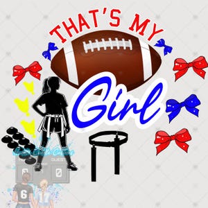 Mulheres no futebol de bandeira png, Essa é minha garota futebol de bandeira png, design de mãe de futebol de bandeira, design de futebol de bandeira personalizável, dia do jogo png