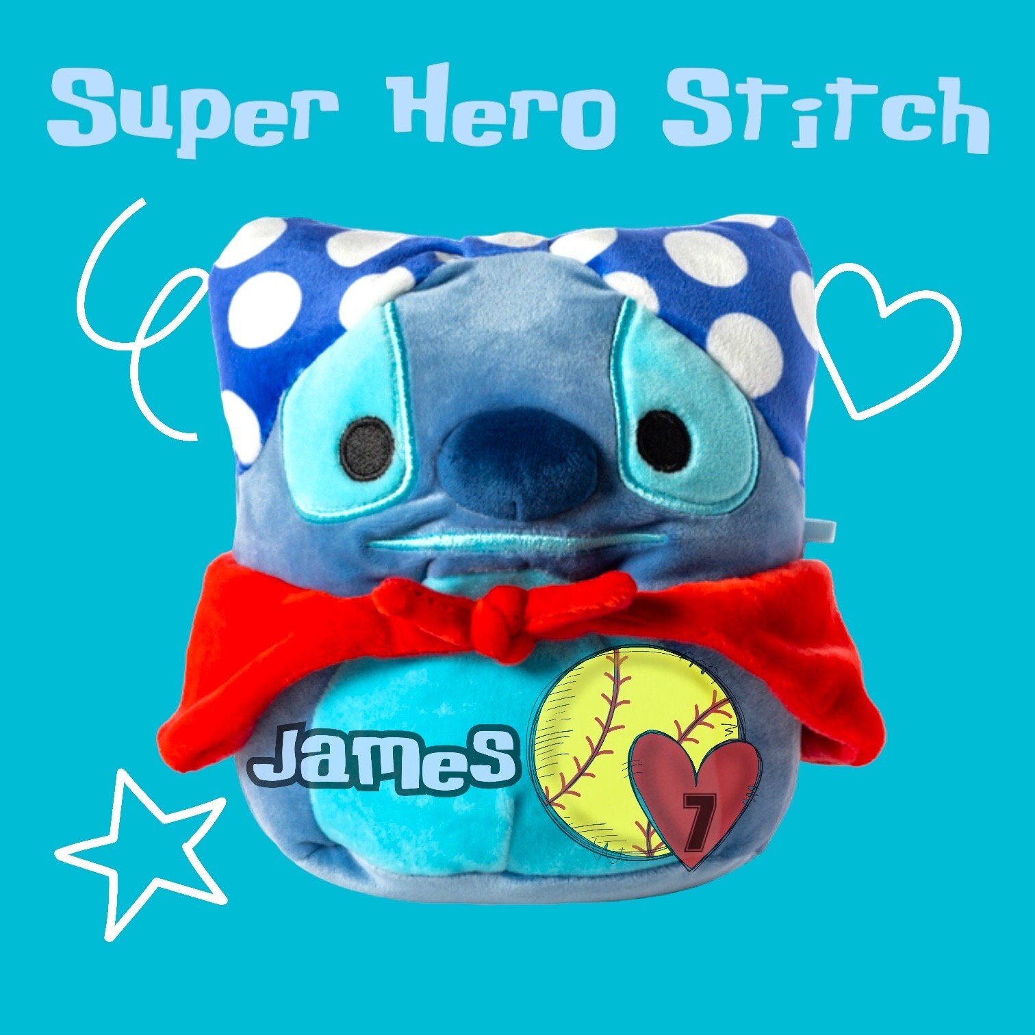 Custom Stitch Sport Gift,squishmallows Personalized Unique Gift for Music Softball Volleyball