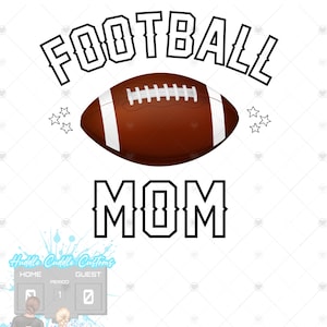 Flag Football Mom PNG JPG para o maior fã de futebol de bandeira, design de Flag Football Mom, png de Flag Football Mom, design de Flag Football personalizável